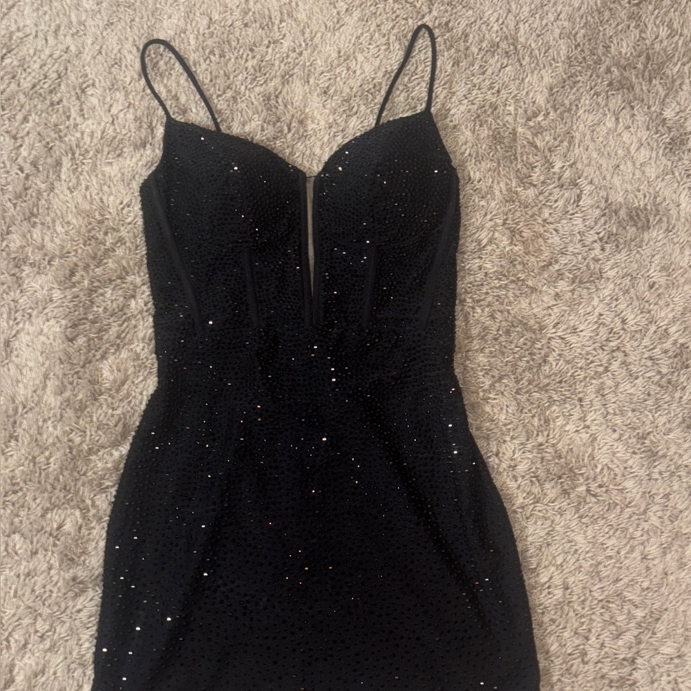 Homecoming Black Mini Dress
